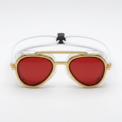 Retro Sunglass Swimming Goggles